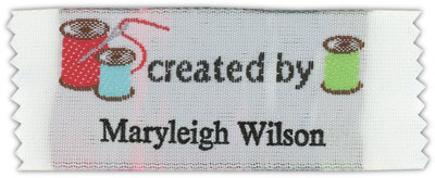 Thread Spools Created By Woven Clothing Labels